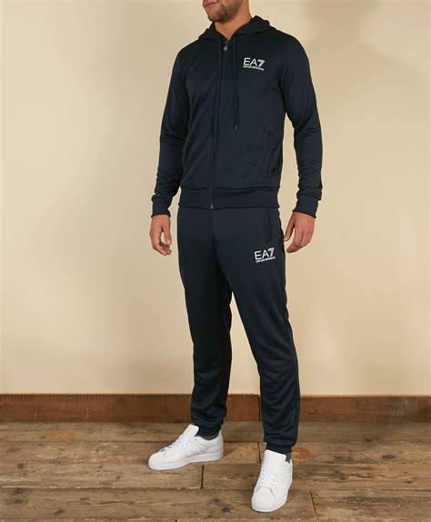 armani tracksuit mens cheap|emporio Armani full zip tracksuit.